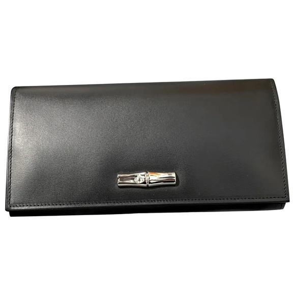 LONGCHAMP Le Roseau Leather Wallet - Picture 1 of 6
